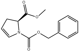 1-benzyl 2-methyl (2S)-2,3-dihydro-1H-pyrrole-1,2-dicarboxylate 结构式