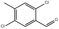 2,5-二氯-4-甲基苯甲醛 结构式
