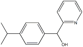 (4-propan-2-ylphenyl)-pyridin-2-ylmethanol 结构式