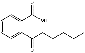 2-hexanoylbenzoic acid 结构式