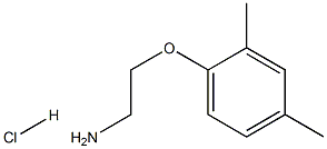 2-(2,4-二甲基苯氧基)乙-1-胺盐酸盐 结构式