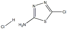 5-氯-1,3,4-噻二唑-2-胺盐酸盐 结构式