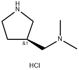 dimethyl({[(3S)-pyrrolidin-3-yl]methyl})amine dihydrochloride 结构式
