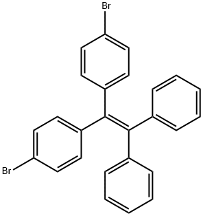 1,1-二苯基-2,2-二(4-溴苯基)乙烯 结构式