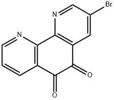 3-溴-1,10-菲罗啉-5,6-二酮 结构式