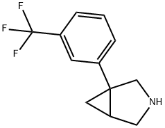 1-(3-TRIFLUOROMETHYLPHENYL)-3-AZABICYCLO[3.1.0]HEXANE 结构式