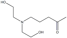 2-Pentanone,5-[bis(2-hydroxyethyl)amino]- 结构式