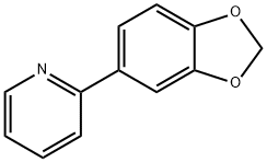 2-(2H- 1,3-苯并二氧戊-5-基)吡啶 结构式