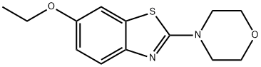 4-(6-ethoxybenzo[d]thiazol-2-yl)morpholine 结构式