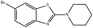 6-bromo-2-(piperidin-1-yl)benzo[d]thiazole 结构式