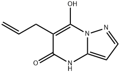 6-烯丙基-7-羟基[1,5-A]嘧啶-5(4H)-酮 结构式