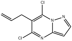 6-烯丙基-5,7-二氯吡唑并[1,5-A]嘧啶 结构式