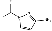 1-(二氟甲基)-1H-吡唑-3-胺 结构式