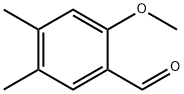 4,5-二甲基-2-甲氧基苯甲醛 结构式
