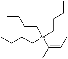 (Z)-Tributyl(1-methyl-1-propenyl)stannane 结构式