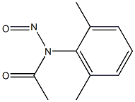 N-(2,6-二甲基苯基)-N-亚硝基乙酰胺 结构式