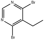 4,6-dibromo-5-ethyl-pyrimidine 结构式