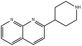 2-(哌啶-4-基)-1,8-萘啶 结构式