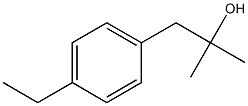 1-(4-ethylphenyl)-2-methylpropan-2-ol 结构式