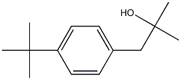 1-(4-(叔丁基)苯基)-2-甲基丙-2-醇 结构式