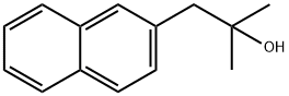 2-methyl-1-(naphthalen-2-yl)propan-2-ol 结构式