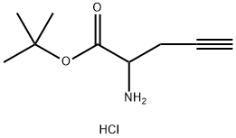 RS-炔丙基甘氨酸叔丁酯盐酸盐 结构式