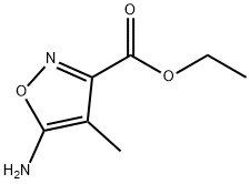 5-氨基-3-异恶唑羧酸乙酯 结构式