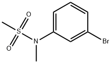 N-(3-BROMOPHENYL)-N-METHYLMETHANESULFONAMIDE 结构式