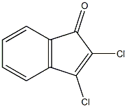 1H-Inden-1-one, 2,3-dichloro- 结构式