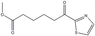 Methyl 6-(2-thiazolyl)-6-oxohexanoate 结构式