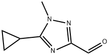 5-环丙基-1-甲基-1H-1,2,4-三唑-3-甲醛 结构式