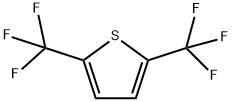 2,5-Bis(trifluoromethyl)thiophene 结构式