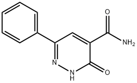 3-氧亚基-6-苯基-2,3-二氢哒嗪-4-甲酰胺 结构式