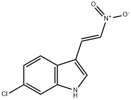 6-CHLORO-3-(2-NITROVINYL)-1H-INDOLE 结构式