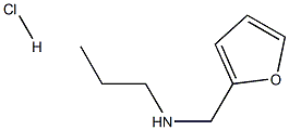 [(furan-2-yl)methyl](propyl)amine hydrochloride 结构式