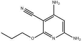 4,6-Diamino-2-propoxy-nicotinonitrile 结构式