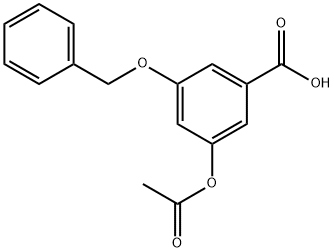 3-(acetyloxy)-5-(benzyloxy)benzoic acid 结构式