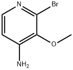 2-溴-3-甲氧基吡啶-4-胺 结构式