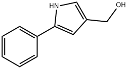 (5-PHENYL-1H-PYRROL-3-YL)METHANOL 结构式