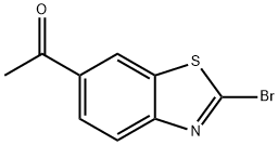 1-(2-Bromo-benzothiazol-6-yl)-ethanone 结构式
