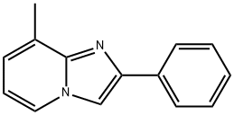 8-甲基-2-苯基咪唑并[1,2-A]吡啶 结构式