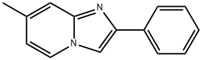 7-甲基-2-苯基咪唑并[1,2-A]吡啶 结构式