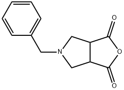 5-苄基四氢1H-呋喃并[3,4-C]吡咯-1,3(3AH)-二酮 结构式