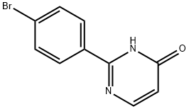 4(1H)-Pyrimidinone, 2-(4-bromophenyl)- 结构式