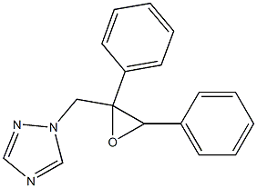 1H-1,2,4-Triazole, 1-[(2,3-diphenyloxiranyl)methyl]- 结构式