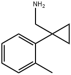 1-(2-甲基苯基)环丙烷甲胺 结构式