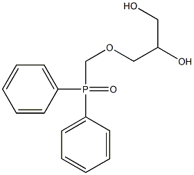 1,2-Propanediol, 3-[(diphenylphosphinyl)methoxy]- 结构式