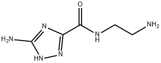 N-(2-氨基乙基)-5-亚胺-4,5-二氢-1H-1,2,4-三唑-3-甲酰胺 结构式