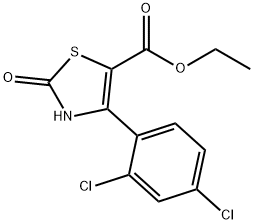 ETHYL 4-(2,4-DICHLOROPHENYL)-2-OXO-2,3-DIHYDROTHIAZOLE-5-CARBOXYLATE