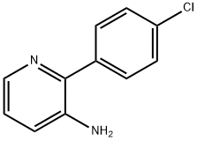 2-(4-氯苯基)吡啶-3-胺 结构式